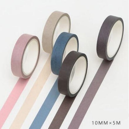 Solid color basic graphic series tape