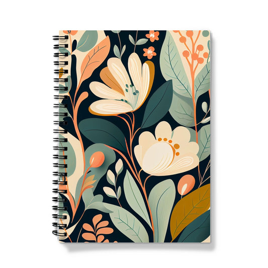 Retro Floral Notebook