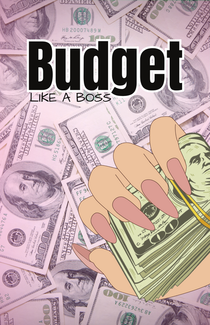 Pink Money 'Budget Like a Boss' Budget Planner – Featuring Monthly Calendars, Budget Worksheets