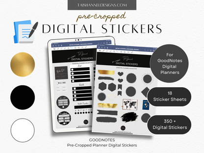 GLAM Digital Stickers - Use for Digital Planning and more!