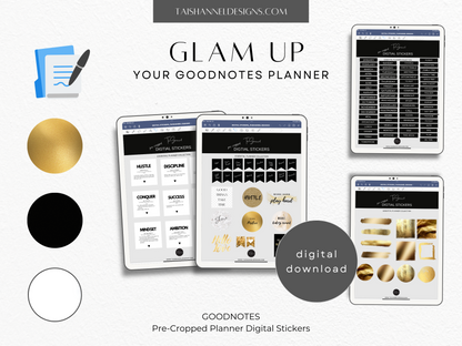 GLAM Digital Stickers - Use for Digital Planning and more!